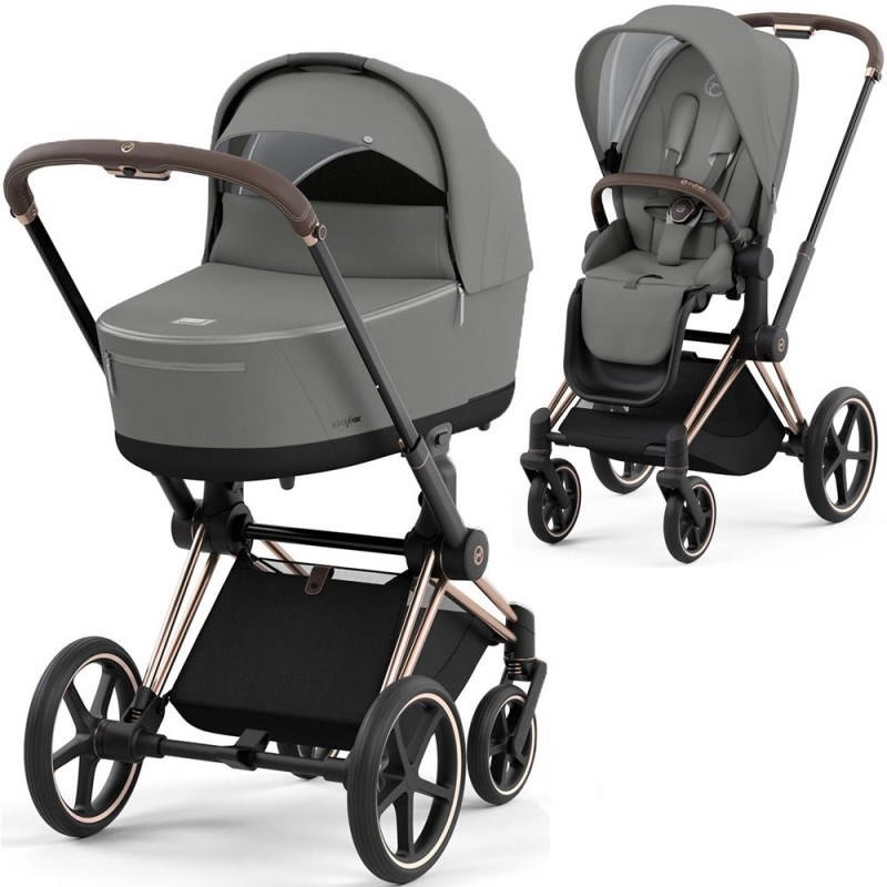 Cybex Priam Bebek Arabası Rose Gold - Mirage Grey + Port Bebe 