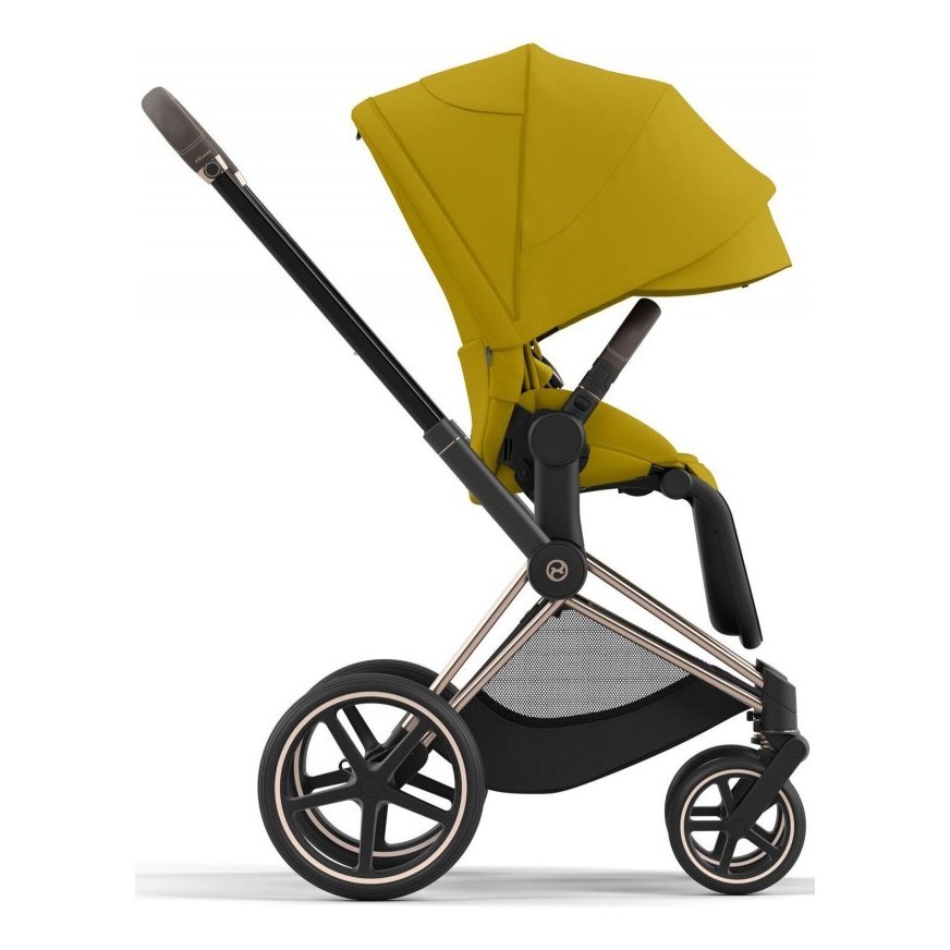 Cybex Priam Bebek Arabası Rose Gold - Mustard Yellow 