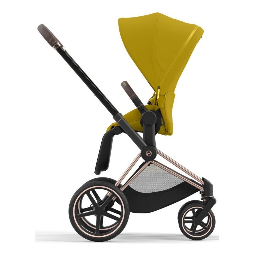 Cybex Priam Bebek Arabası Rose Gold - Mustard Yellow 