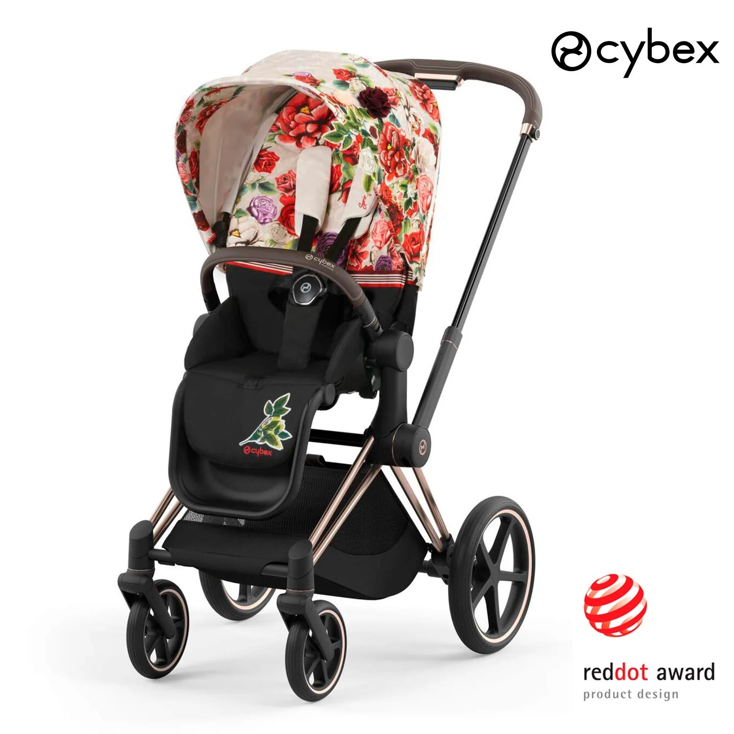 Cybex Priam Bebek Arabası Rose Gold – Spring Blossom Light 