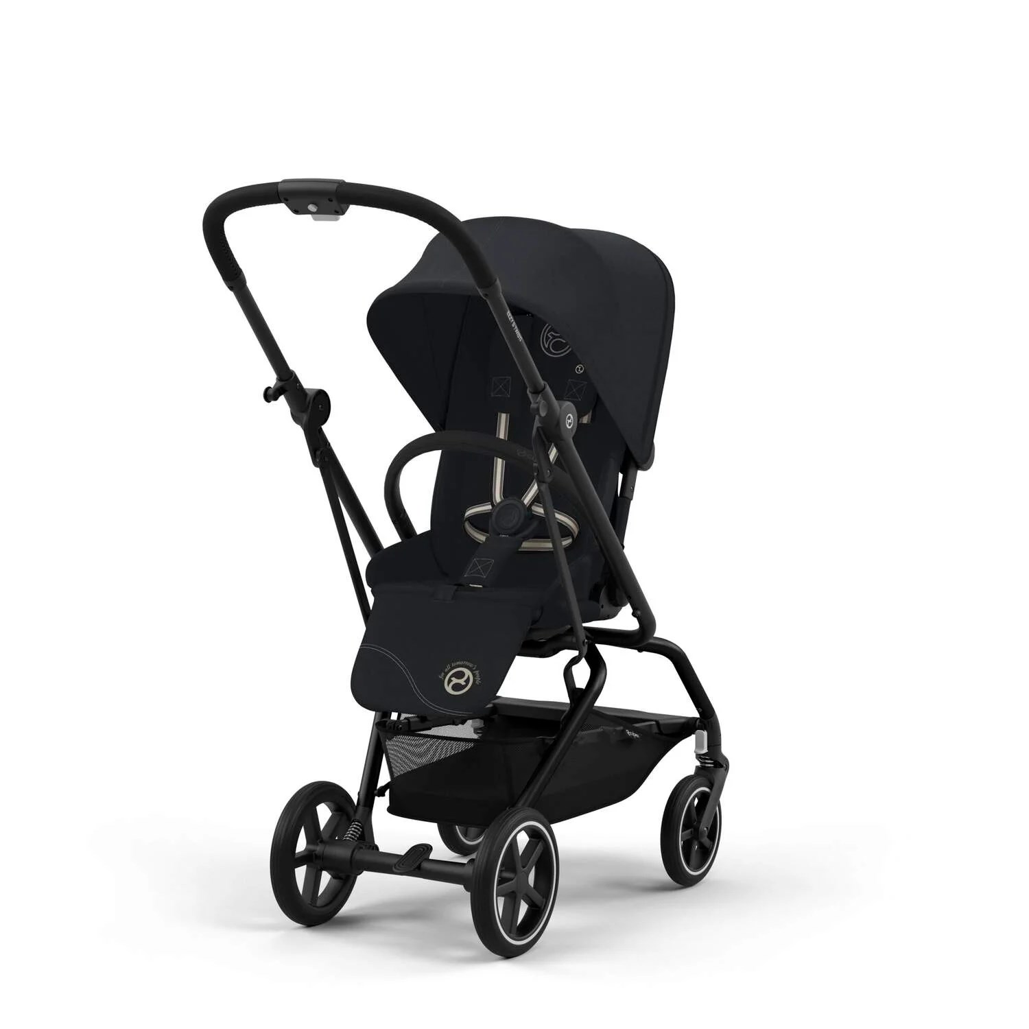 Cybex Eezy S Twist2 Bebek Arabası Black Magic Black Orjinal