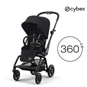 Cybex Eezy S Twist2 Bebek Arabası Black Magic Black