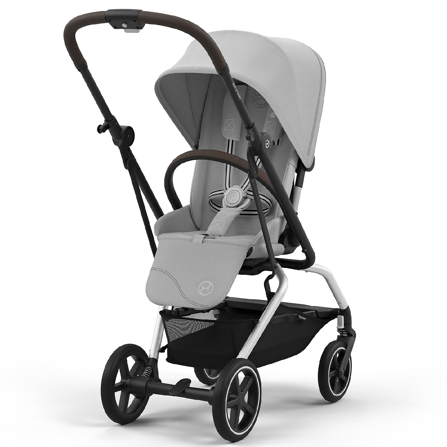 Cybex Eezy S Twist2 Bebek Arabası Silver Fog Grey Orjinal