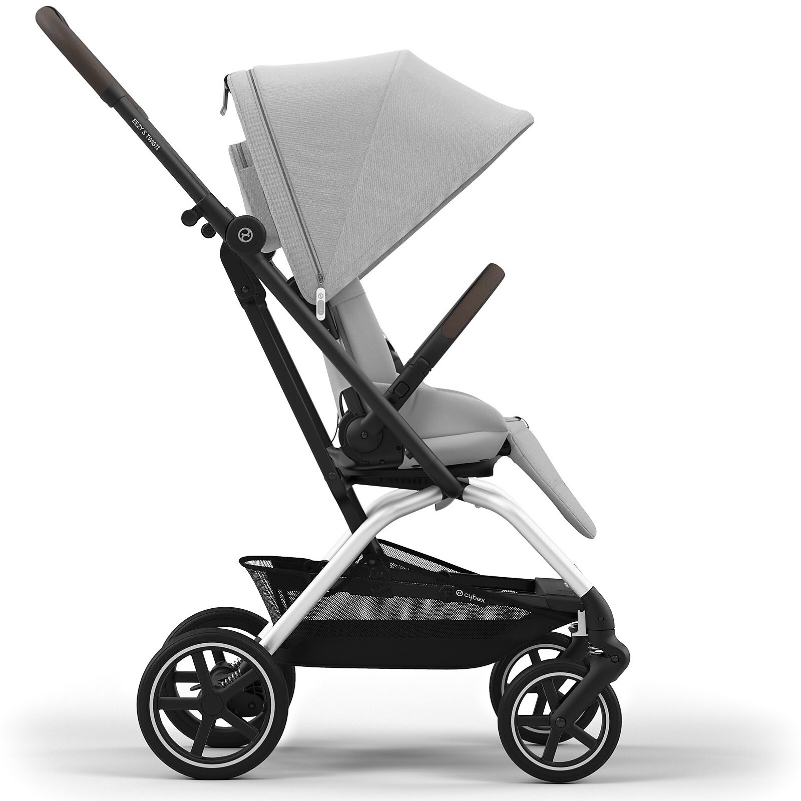 Cybex Eezy S Twist2 Bebek Arabası Silver Fog Grey Orjinal