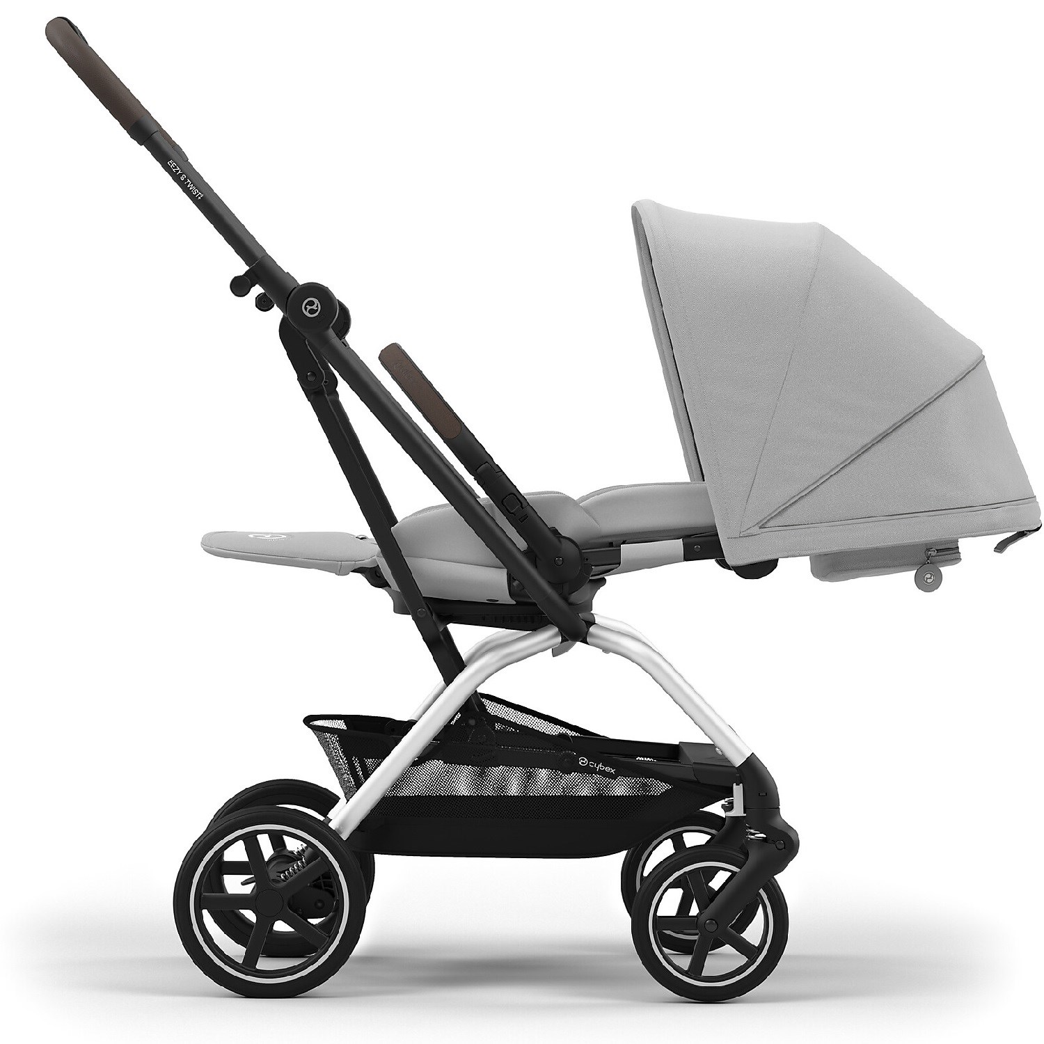 Cybex Eezy S Twist2 Bebek Arabası Silver Fog Grey Orjinal