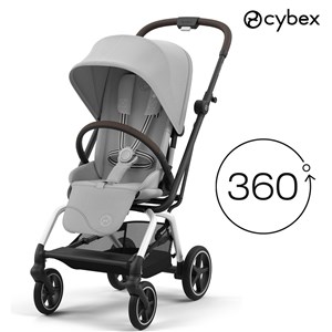 Cybex Eezy S Twist2 Bebek Arabası Silver Fog Grey