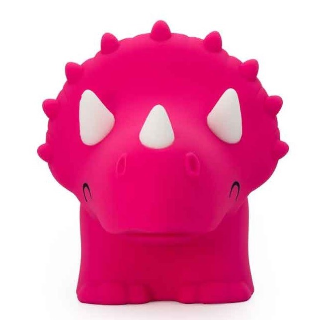 Dhink Silikon Gece Lambası Triceratops Pembe 