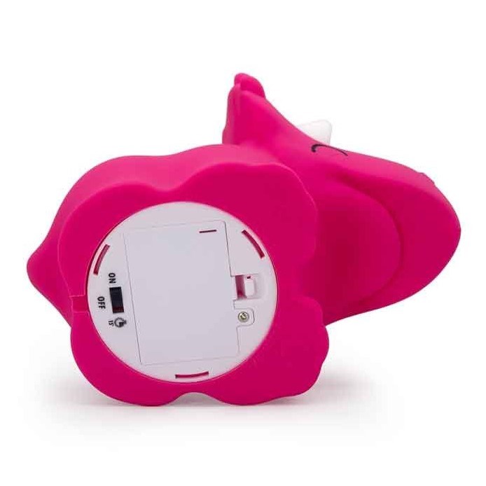 Dhink Silikon Gece Lambası Triceratops Pembe 