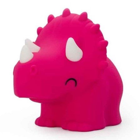 Dhink Silikon Gece Lambası Triceratops Pembe 