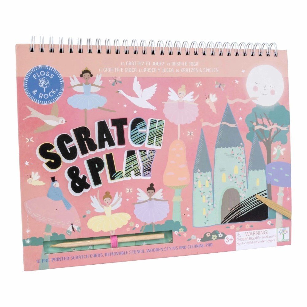 Floss & Rock  Scratch and Play Aktivite Kitabı - Enchanted 