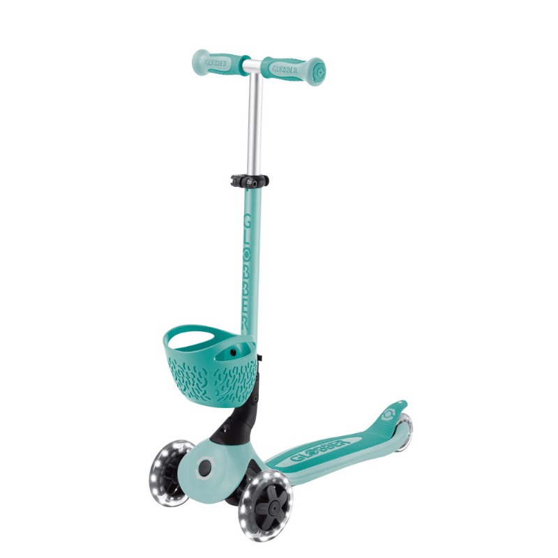 Globber Go Up Baby 360 Işıklı Scooter - Koyu Mint 