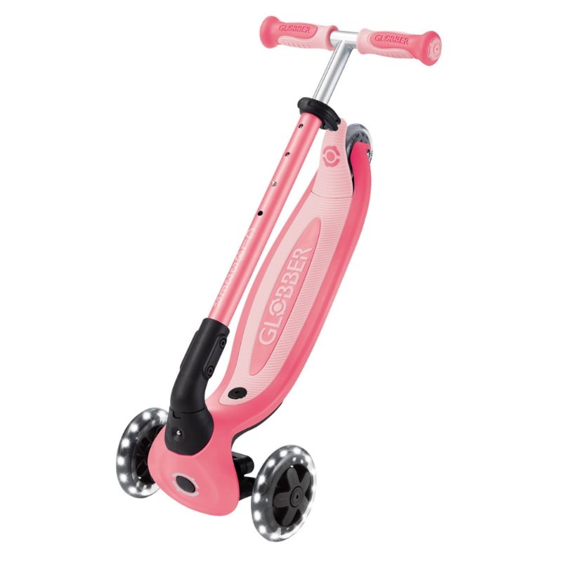 Globber Go Up Baby 360 Işıklı Scooter - Koyu Pastel Pembe 