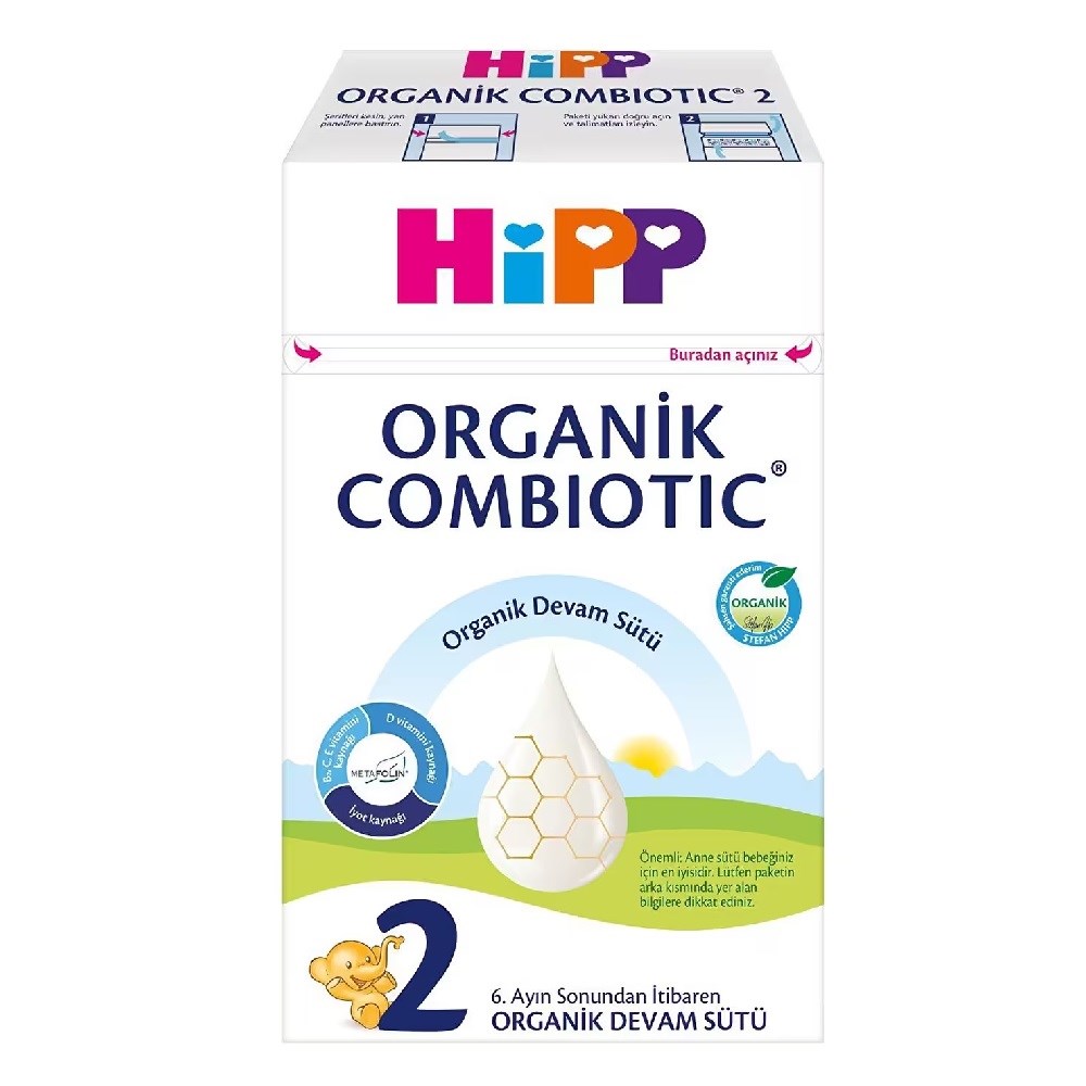 Hipp 2 Organik Combiotic Devam Sütü 600 gr 