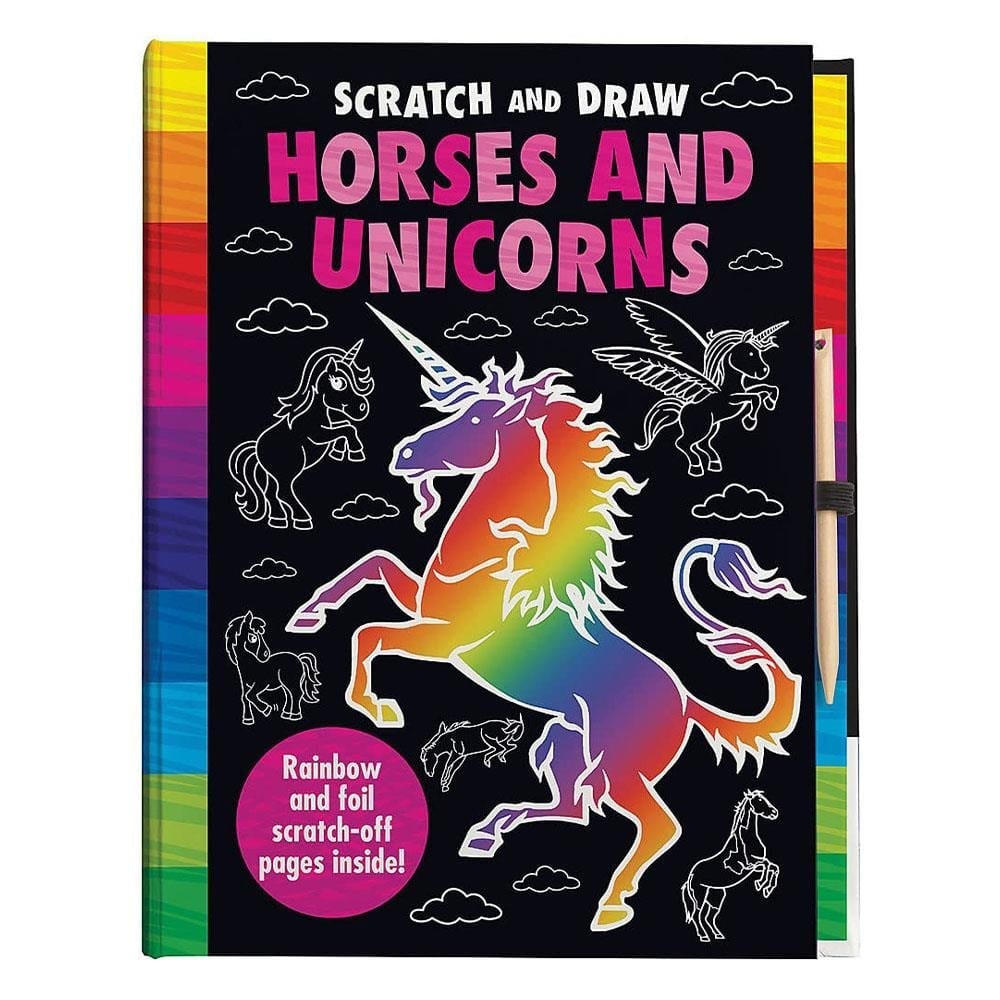 Scratch and Draw - Horses and Unicorns 