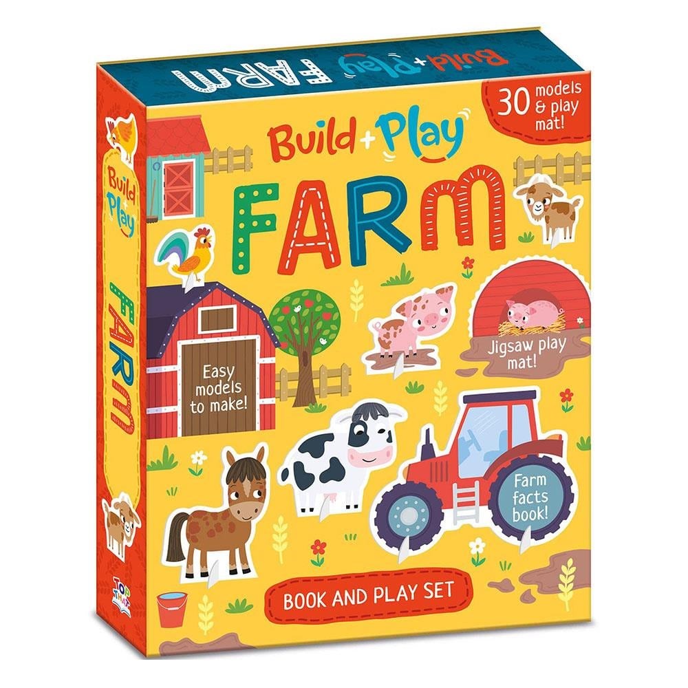 Build and Play - Farm Book and Play Set 