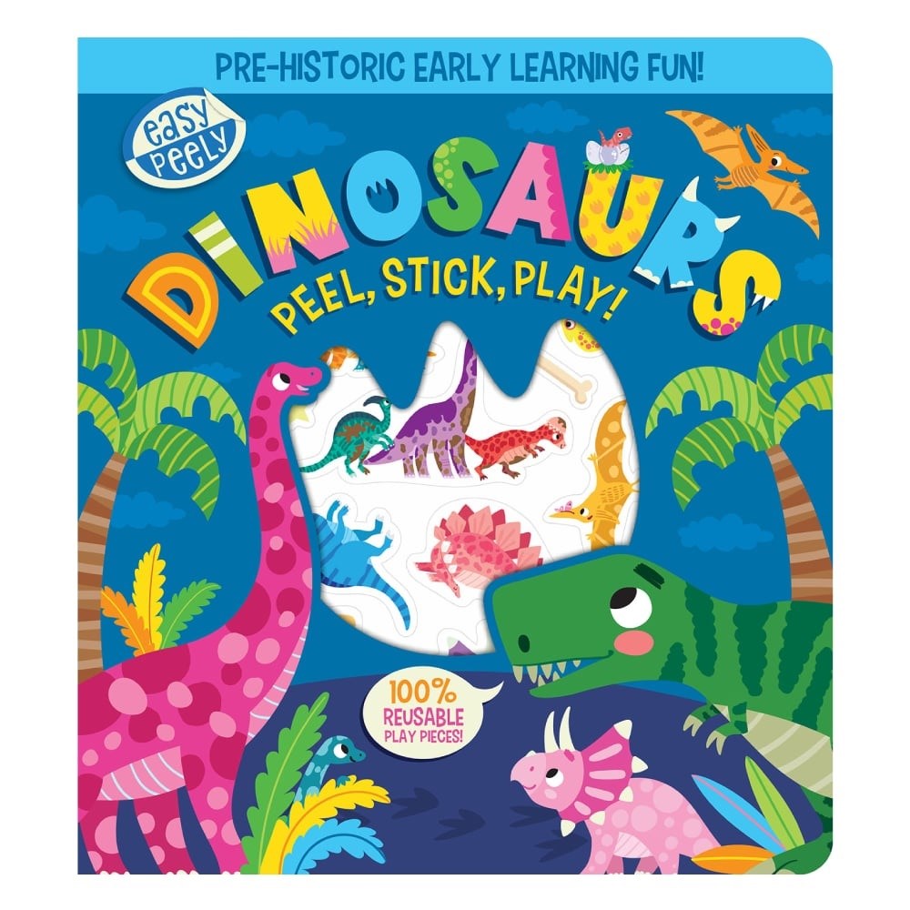 Easy Peely Dinosaurs - Peel, Stick, Play 