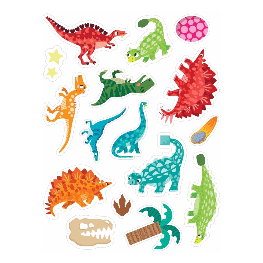 Easy Peely Dinosaurs - Peel, Stick, Play 