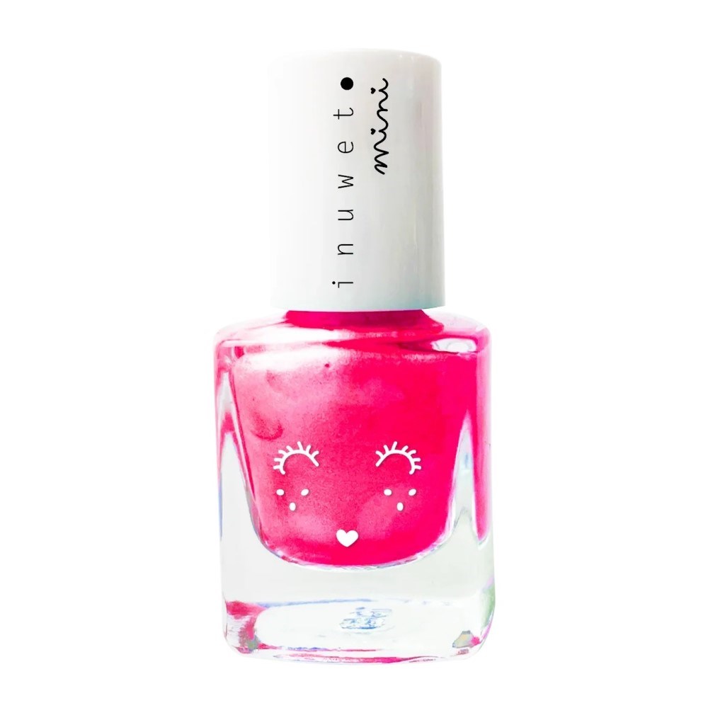 Inuwet Vernis Ongles Kids Su Bazlı Oje Neon Pink Bubbe 