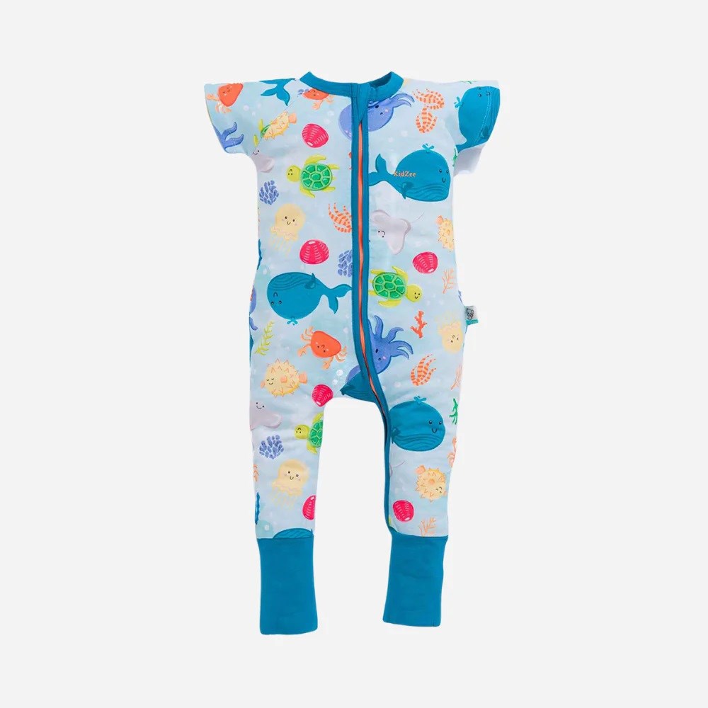 Kidzee Patikli Uyku Tulumu 0.5 Tog  SeaZee Zee-Suit Mavi