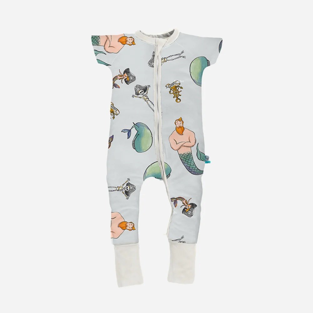 Kidzee Patikli Uyku Tulumu 0.5 Tog  Mermaid Zee-Suit Mavi