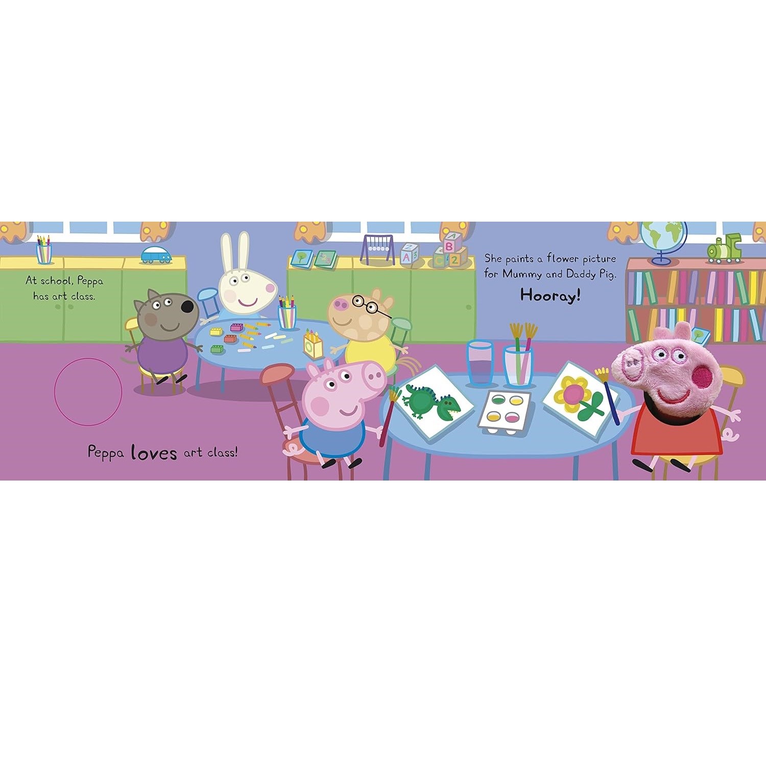 Peppa Pig - Hooray Says Peppa Finger Puppet Book 