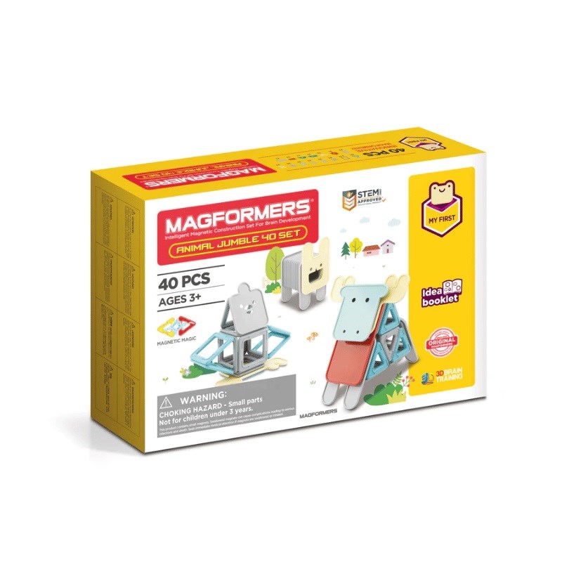 Magformers Mıknatıslı Animal Jumble Set - 40 Parça 