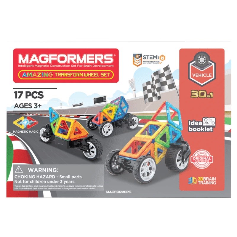 Magformers Mıknatıslı Amazing Transform Wheel Set - 17 Parça 