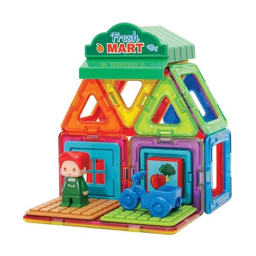 Magformers Mıknatıslı Town Set  Mart - 22 Parça 