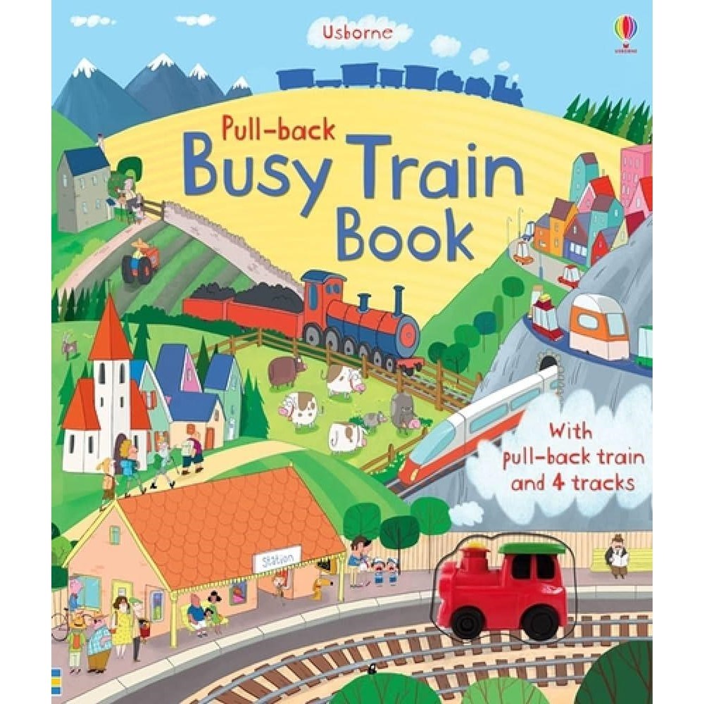 Pull-back: Busy Train Book 