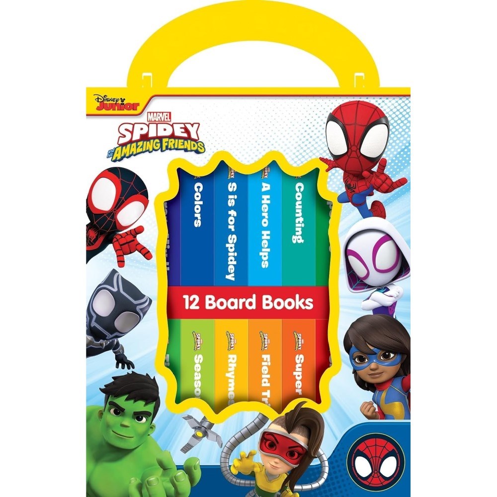 Marvel Spidey and his Amazing Friends: My First Library 12 Board Book Set 