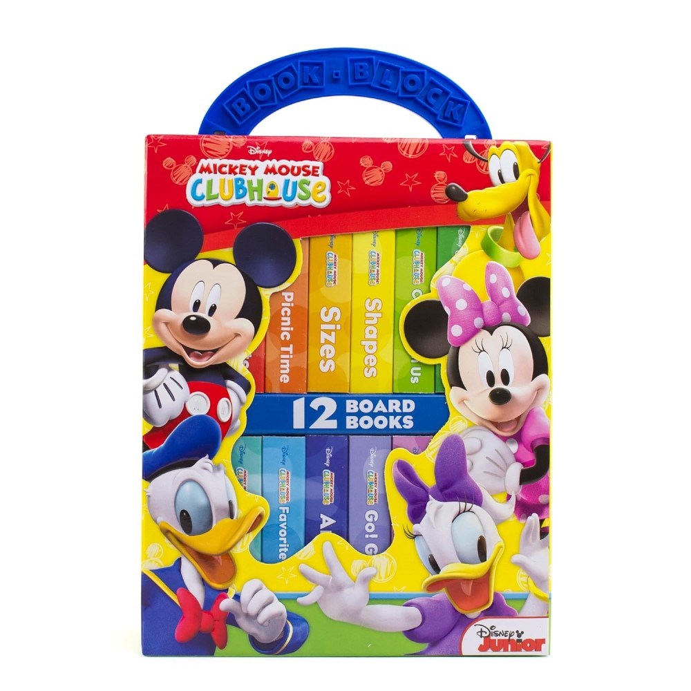 Disney Junior Mickey Mouse Clubhouse: My First Library Board Book Block 12-Book Set 