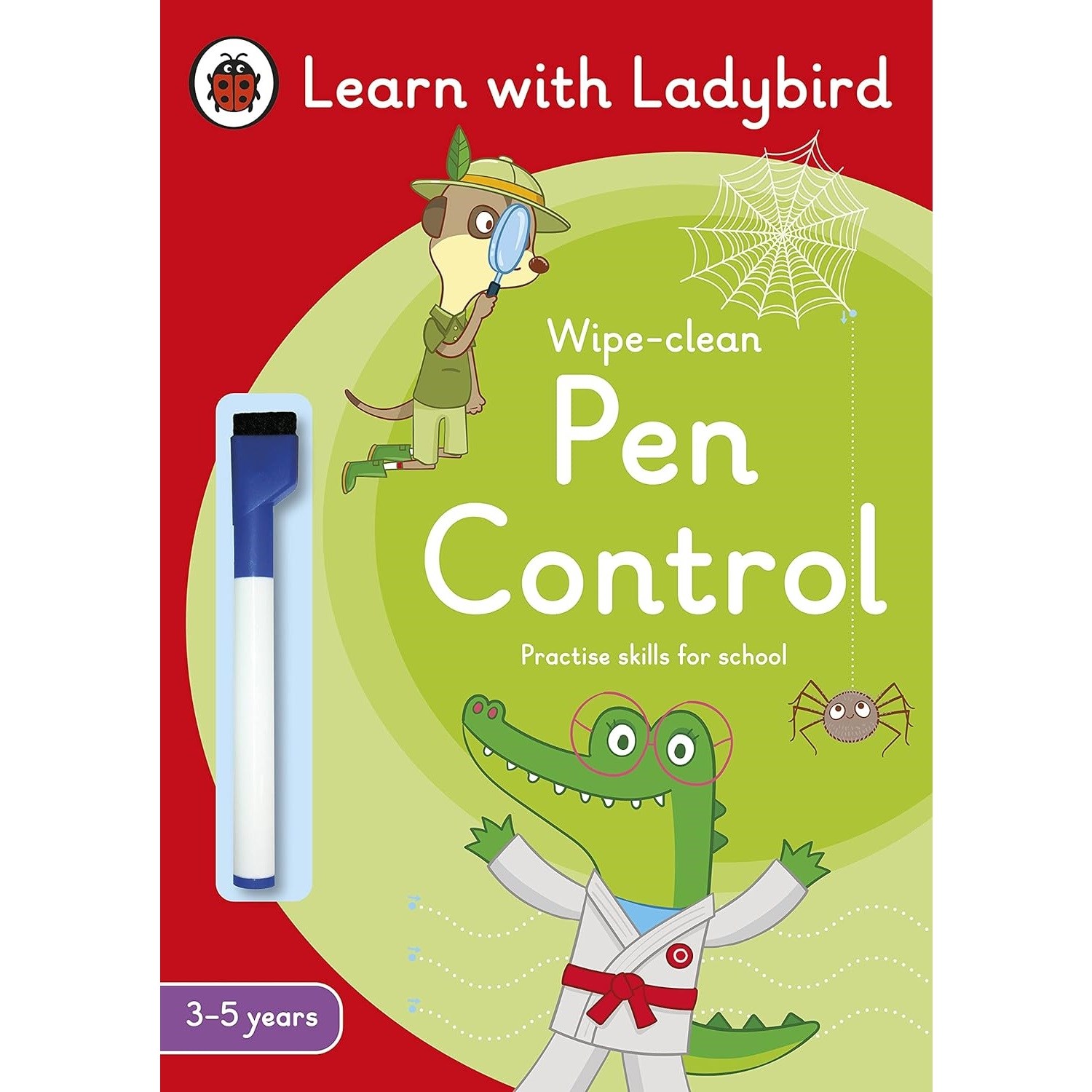 Pen Control: A Learn with Ladybird Wipe-Clean Activity Book 