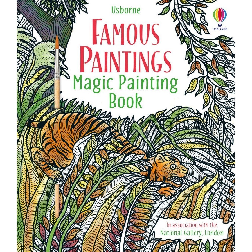 Magic Painting Books: Famous Paintings 