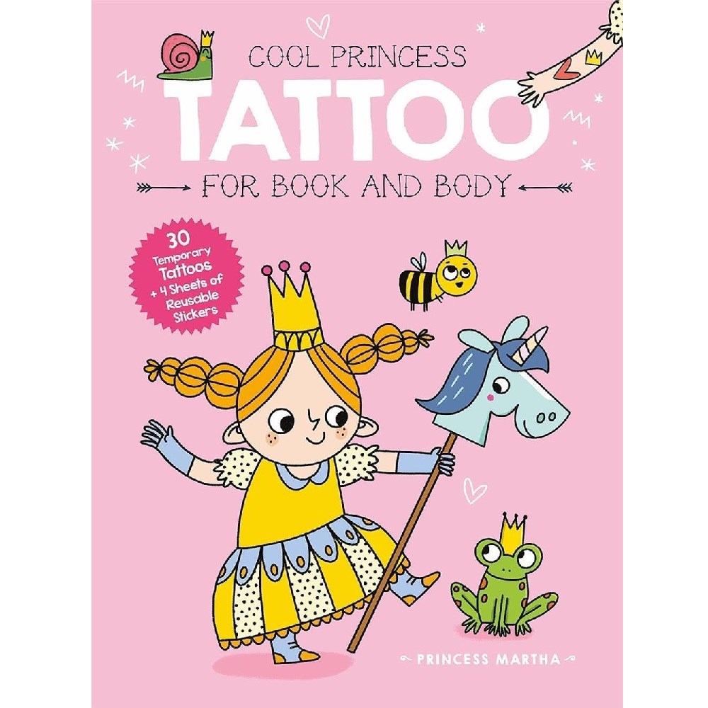 Cool Princess Tattoo Book: Martha 