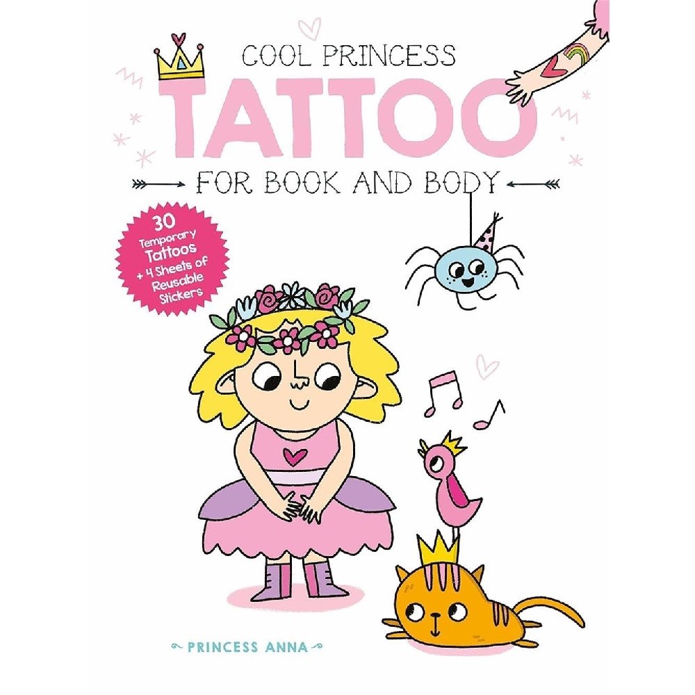 Cool Princess Tattoo Book: Anna 