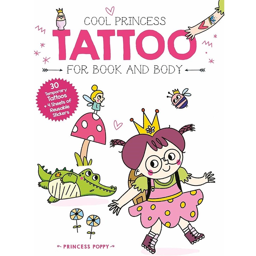 Cool Princess Tattoo Book: Poppy 