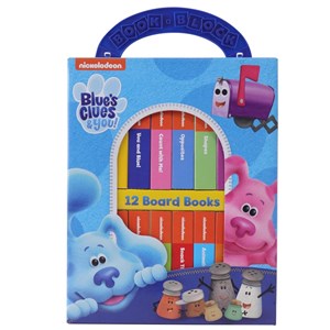 Nickelodeon Blue's Clues& You!:My First Library Board Book Block 12-Book Set