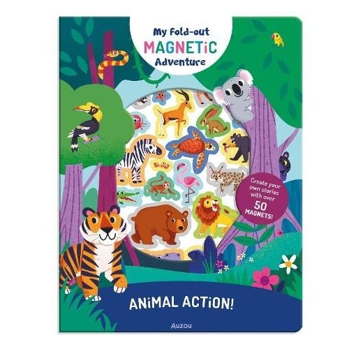 My Fold-Out Magnetic Adventure: Animal Action 