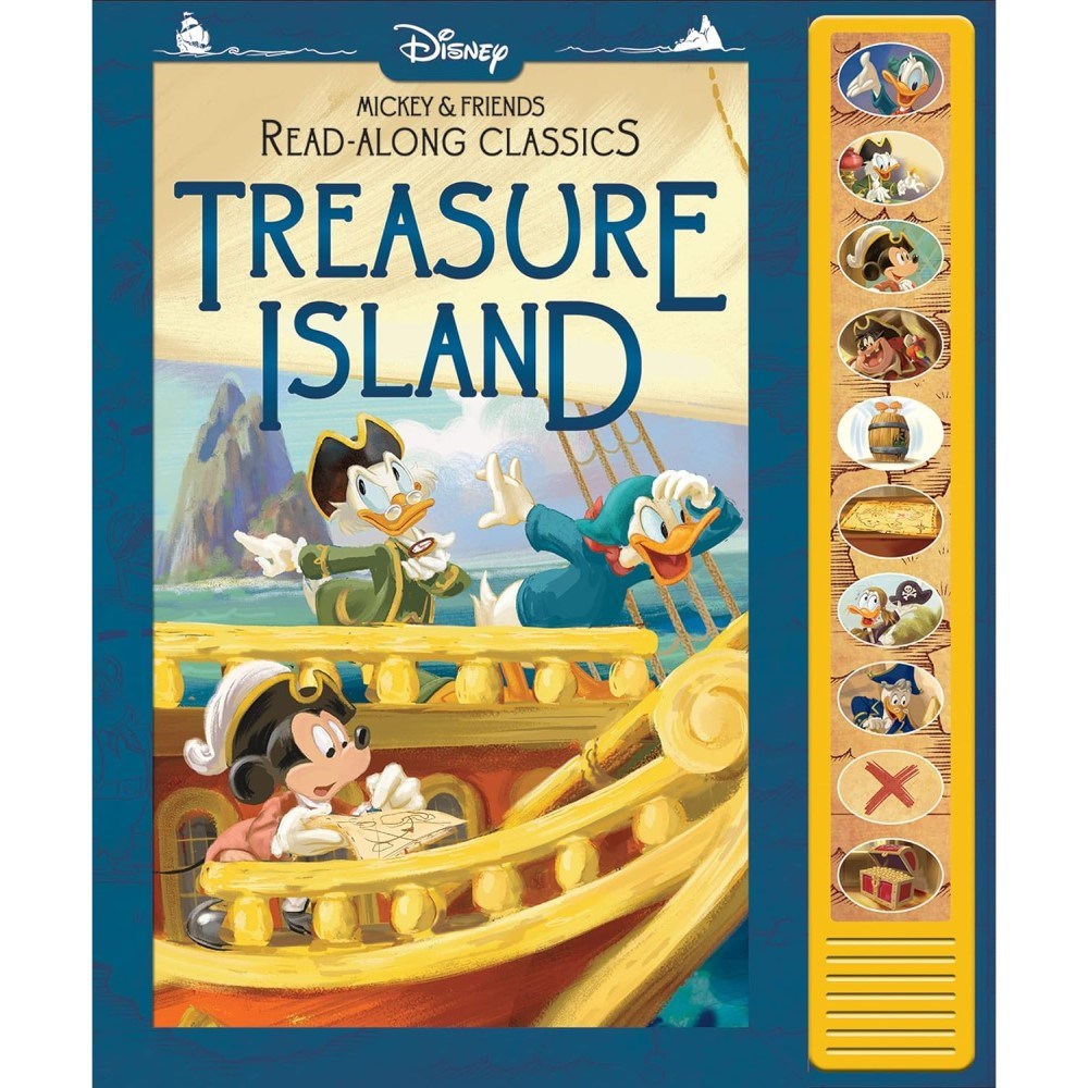 Disney Mickey Mouse and Minnie Mouse Read-Along Classics:Treasure Island 