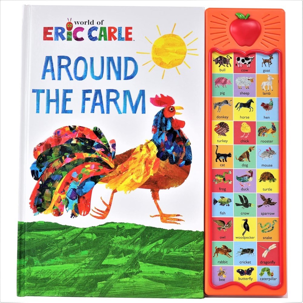 World of Eric Carle: Around the Farm 30-Button Animal Sound Book 