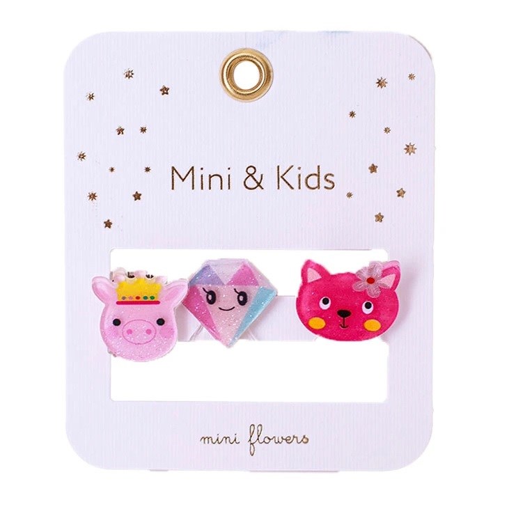 Mini & Kids - Figür Toka 3'lü Pembe