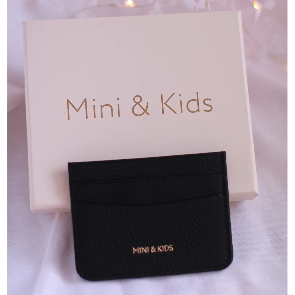 Mini & Kids -  Mini Deri Kartlık Siyah