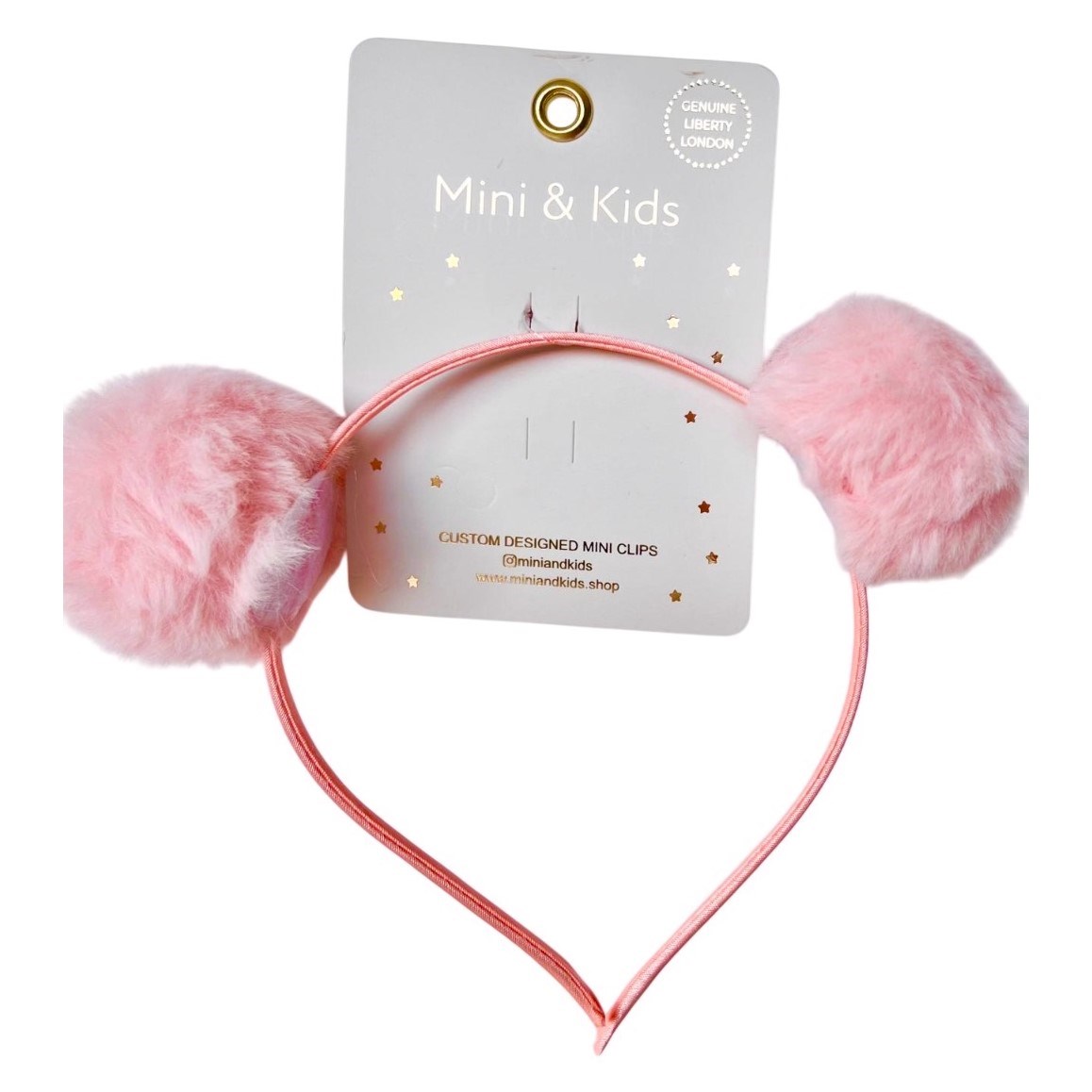 Mini & Kids - Mini PonPon Taç Pembe