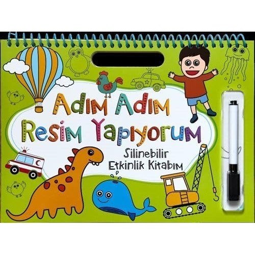 Adım Adım Resim Yapıyorum - Yeşil 