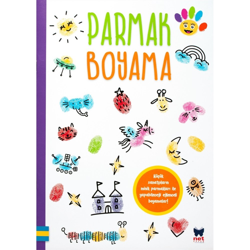 Parmak Boyama - Mor 