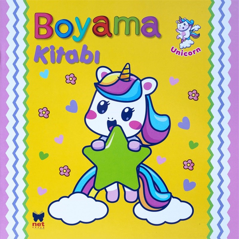 Boya-Kopart  Kare Boyama Unicorn 