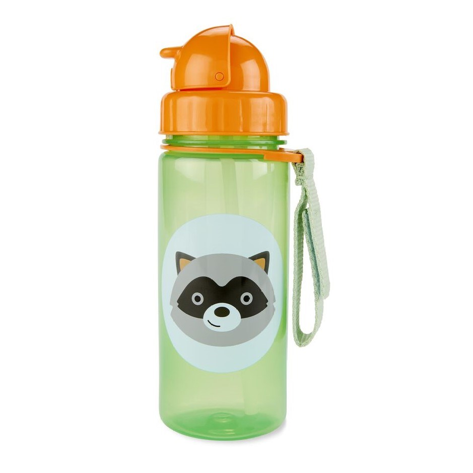 Skip Hop Zoo Pipetli Bardak 390 ml Rakun Yeşil