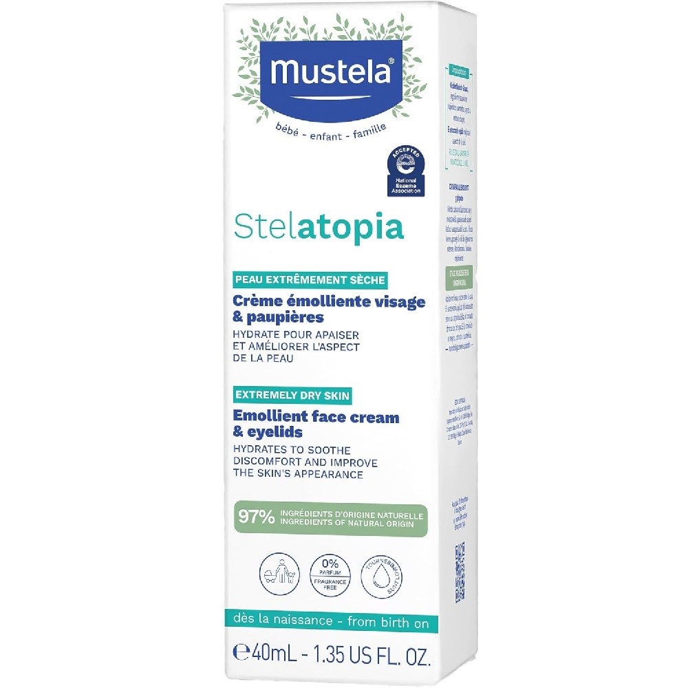 Mustela Stelatopia Emollient Yüz Kremi 40 ml 