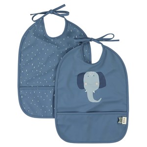 Trıxie Waterproof Bib 2'li Su Geçirmez Önlük- Mrs. Elephant