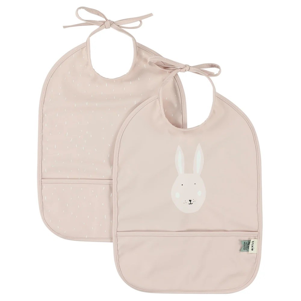 Trıxie Waterproof Bib 2'li Su Geçirmez Önlük- Mrs. Rabbit 